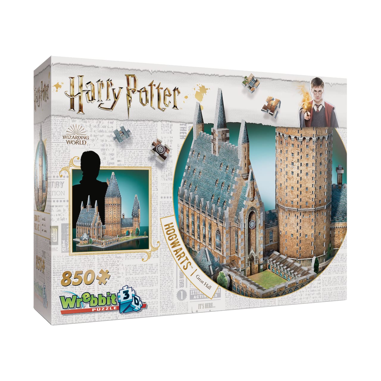 Harry Potter™ Hogwarts™ Great Hall 850 Piece 3D Puzzle
